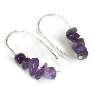 Gorgeous Silver & Amethyst earrings